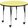 image:imageFlash Furniture 42 in Round Activity Table YellowYellow
