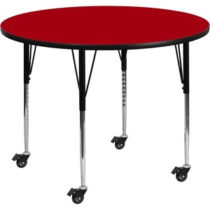 image:imageFlash Furniture 42 in Round Activity Table YellowRed