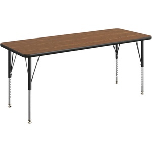 image:imageFlash Furniture 60 x 24 Adjustable Activity Table Gray Short LegsOak