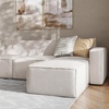 image:imageFlash Furniture Bridgetown Modern Modular Sofa with 2 Ottomans 4 Seater Sectional Sofa for Living Room Family Room Home Office 6 Piece Set GrayCream