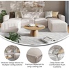 image:imageFlash Furniture Bridgetown Modern Modular Sofa with 2 Ottomans 4 Seater Sectional Sofa for Living Room Family Room Home Office 6 Piece Set GrayCream