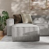 image:imageFlash Furniture Bridgetown Modern Modular Sofa with 2 Ottomans 4 Seater Sectional Sofa for Living Room Family Room Home Office 6 Piece Set GrayGrey