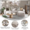 image:imageFlash Furniture Bridgetown Modern Modular Sofa with Ottoman 3 Seater Sectional Sofa for Living Room Family Room Home Office 4 Piece Set GrayCream