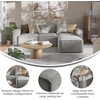 image:imageFlash Furniture Bridgetown Modern Modular Sofa with Ottoman 3 Seater Sectional Sofa for Living Room Family Room Home Office 4 Piece Set GrayGrey