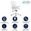 image:imageFlash Furniture Porter HighBack Office Chair Bundle with 5 Transparent Replacement Wheels