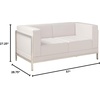 image:imageFlash Furniture Hercules Imagination Series Contemporary Black LeatherSoft Loveseat with Encasing FrameMelrose White