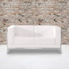 image:imageFlash Furniture Hercules Imagination Series Contemporary Black LeatherSoft Loveseat with Encasing FrameMelrose White