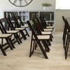 image:imageFlash Furniture Hercules Series Chocolate Wood Folding Chair with Vinyl Padded Seat XF2903CHOCWOODGG