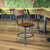 image:imageFlash Furniture Wood Restaurant Chair Rustic Walnut