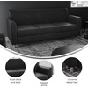 image:imageFlash Furniture Hercules LeatherSoft Sofa NavyBlackChrome Legs