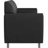 image:imageFlash Furniture Hercules LeatherSoft Sofa NavyBlackChrome Legs