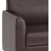 image:imageFlash Furniture Hercules LeatherSoft Sofa NavyBrownChrome Legs