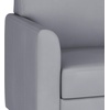 image:imageFlash Furniture Hercules LeatherSoft Sofa NavyGrayChrome Legs