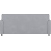 image:imageFlash Furniture Hercules LeatherSoft Sofa NavyGrayChrome Legs