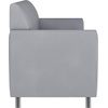 image:imageFlash Furniture Hercules LeatherSoft Sofa NavyGrayChrome Legs