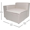 image:imageFlash Furniture Sectional Left Chair Module GrayCream