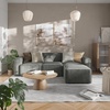 image:imageFlash Furniture Sectional Left Chair Module GrayDark Gray