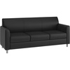 image:imageFlash Furniture Hercules LeatherSoft Sofa NavyBlackChrome Legs