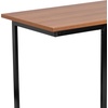 image:imageFlash Furniture Cherry Computer Desk with Black Metal Frame