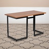 image:imageFlash Furniture Cherry Computer Desk with Black Metal Frame