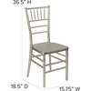 image:imageFlash Furniture HERCULES PREMIUM Series Champagne Resin Stacking Chiavari Chair