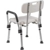 image:imageFlash Furniture HERCULES Series 300 Lb Capacity Adjustable White Bath amp Shower Chair with Depth Adjustable Back