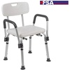image:imageFlash Furniture HERCULES Series 300 Lb Capacity Adjustable White Bath amp Shower Chair with Depth Adjustable Back
