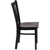 image:imageFlash Furniture Hercules Vertical Back Restaurant Chair Mahogany 4Pack