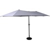 image:imageFlash Furniture 15 FT Triple Head Patio Umbrella GrayGray