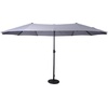 image:imageFlash Furniture 15 FT Triple Head Patio Umbrella GrayGray