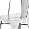 image:imageFlash Furniture 24 in Metal IndoorOutdoor Counter Stool White 4Pack
