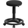 image:imageFlash Furniture Frakes Black Ergonomic Stool with Foot Ring