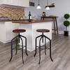 image:imageFlash Furniture Jefferson 30 Barstool with Adjustable Wood Seat Set of 2Set of 1