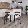 image:imageFlash Furniture Jefferson 30 Barstool with Adjustable Wood Seat Set of 2Set of 2