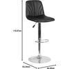 image:imageFlash Furniture Ryan 2 Pack Contemporary Black Vinyl Adjustable Height Barstool with Embellished Stitch Design and Chrome BaseBlack