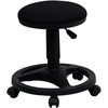 image:imageFlash Furniture Frakes Black Ergonomic Stool with Foot Ring