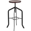 image:imageFlash Furniture Jefferson 30 Barstool with Adjustable Wood Seat Set of 2Set of 1