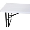 image:imageFlash Furniture 45 ft Wood Folding Picnic Table and Benches WhiteWhite Wood Grain