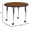 image:imageFlash Furniture 48 in Round Activity Table GrayOak