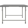 image:imageFlash Furniture 60x30 Kids BiFold Folding Table Granite WhiteGranite Gray