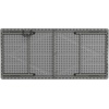 image:imageFlash Furniture 60x30 Kids BiFold Folding Table Granite WhiteGranite Gray