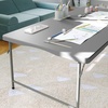 image:imageFlash Furniture 60x30 Kids BiFold Folding Table Granite WhiteGranite Gray