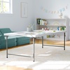 image:imageFlash Furniture 60x30 Kids BiFold Folding Table Granite WhiteGranite White