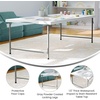 image:imageFlash Furniture 60x30 Kids BiFold Folding Table Granite WhiteGranite White