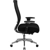 image:imageFlash Furniture HERCULES Series 247 Intensive Use 300 lb Rated Black LeatherSoft Multifunction Ergonomic Office Chair with Seat SliderBlack FabricMesh