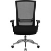 image:imageFlash Furniture HERCULES Series 247 Intensive Use 300 lb Rated Black LeatherSoft Multifunction Ergonomic Office Chair with Seat SliderBlack FabricMesh