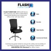 image:imageFlash Furniture HERCULES Series 247 Intensive Use 300 lb Rated Black LeatherSoft Multifunction Ergonomic Office Chair with Seat SliderBlack Leathersoft