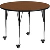 image:imageFlash Furniture 48 in Round Activity Table GrayOak