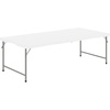 image:imageFlash Furniture 60x30 Kids BiFold Folding Table Granite WhiteGranite White