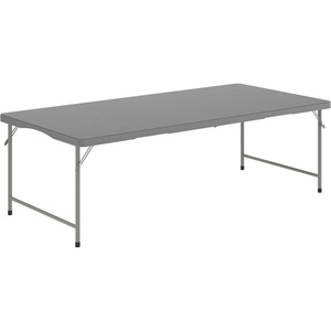 image:imageFlash Furniture 60x30 Kids BiFold Folding Table Granite WhiteGranite Gray